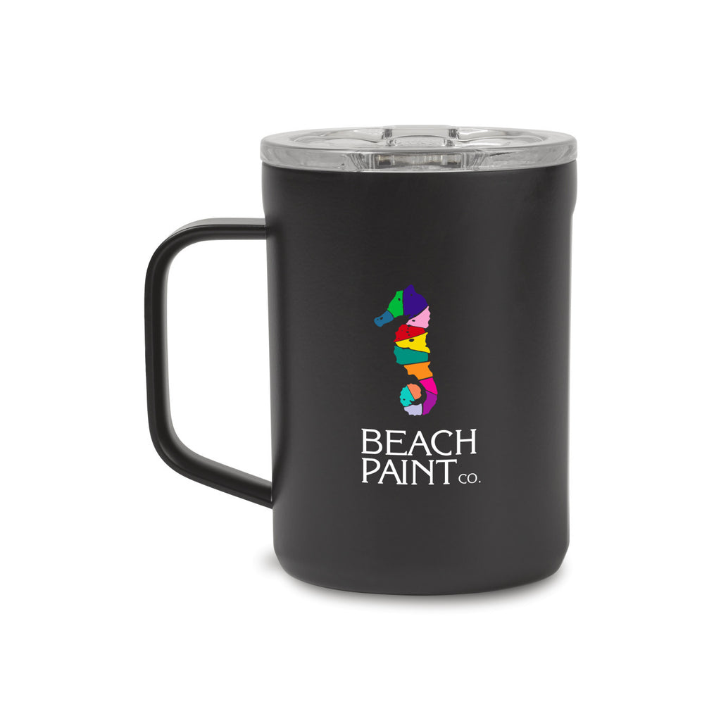 Corkcicle Insulated Coffee Mug with Sliding Lid, 16 oz Full Color - Matte Black - View 1