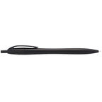 Cougar Click Ballpoint Pen in Translucent and Solid Colors - Solid Black - Left Side