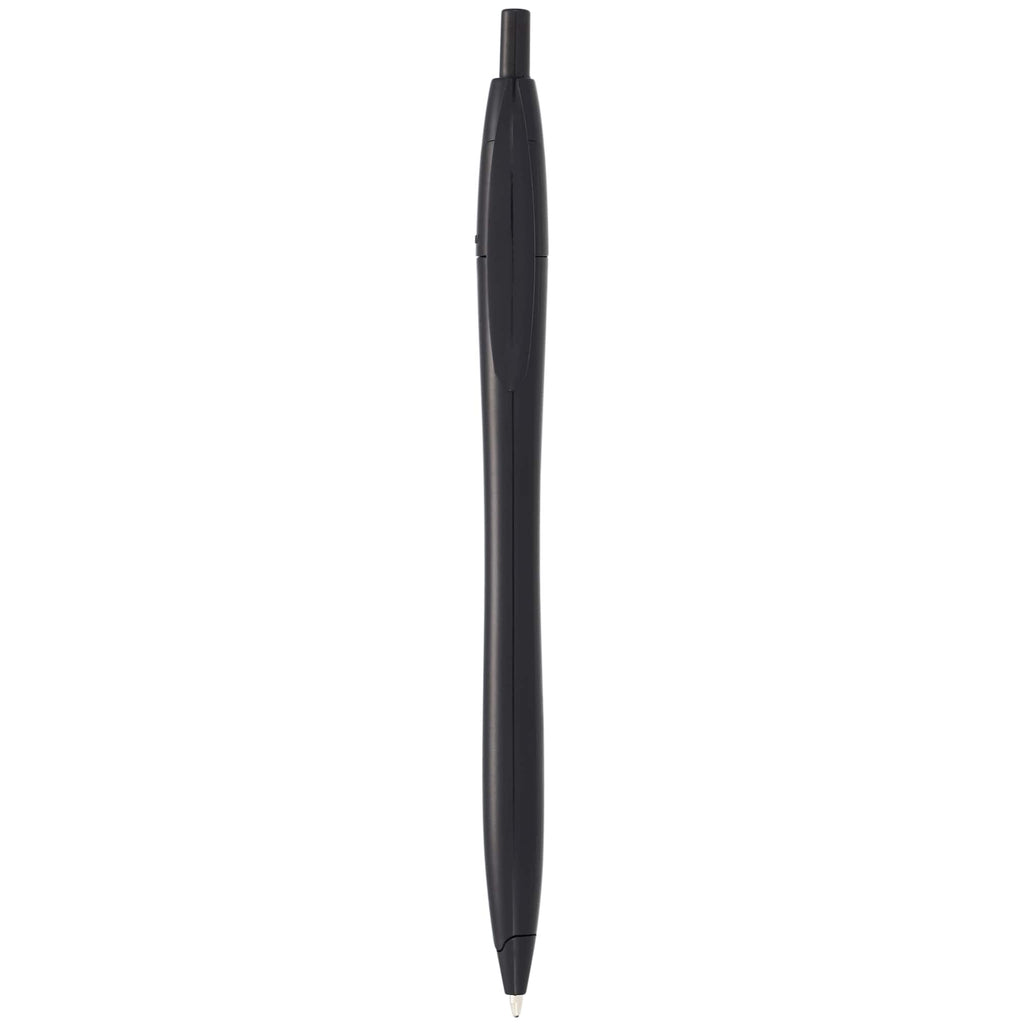 Cougar Click Ballpoint Pen in Translucent and Solid Colors - Solid Black - Photo