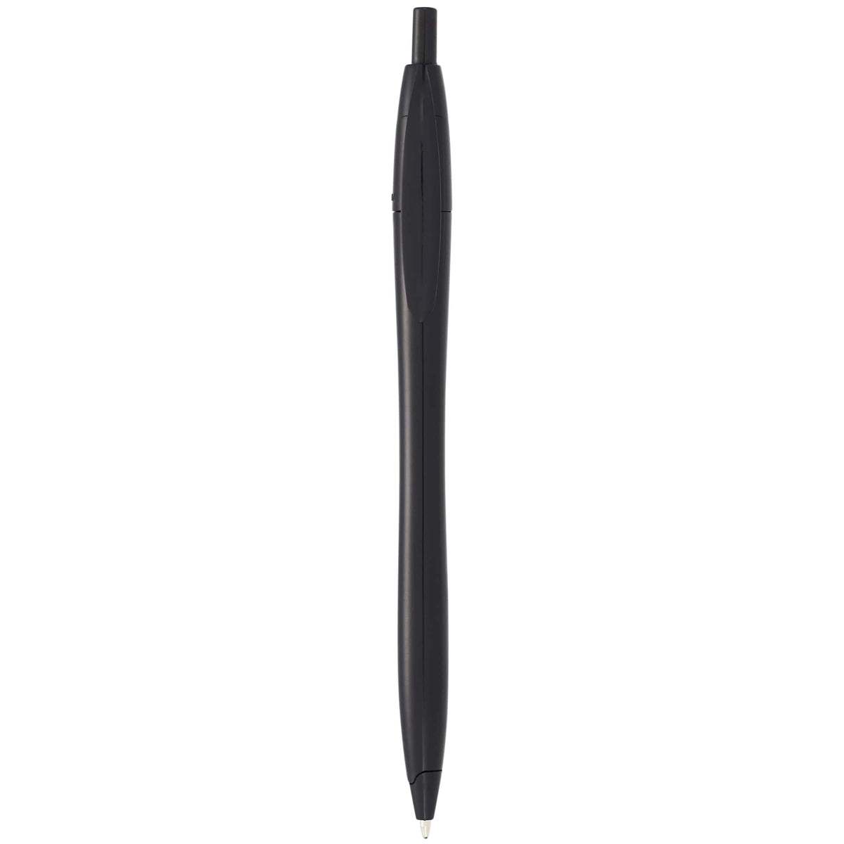 Cougar Click Ballpoint Pen in Translucent and Solid Colors - Solid Black - Photo