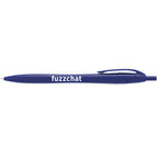 Cougar Click Ballpoint Pen in Translucent and Solid Colors - Solid Blue - Front