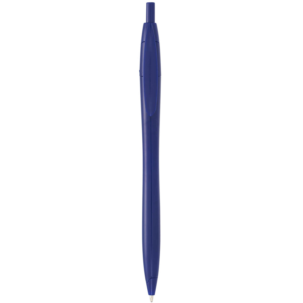 Cougar Click Ballpoint Pen in Translucent and Solid Colors - Solid Blue - Photo