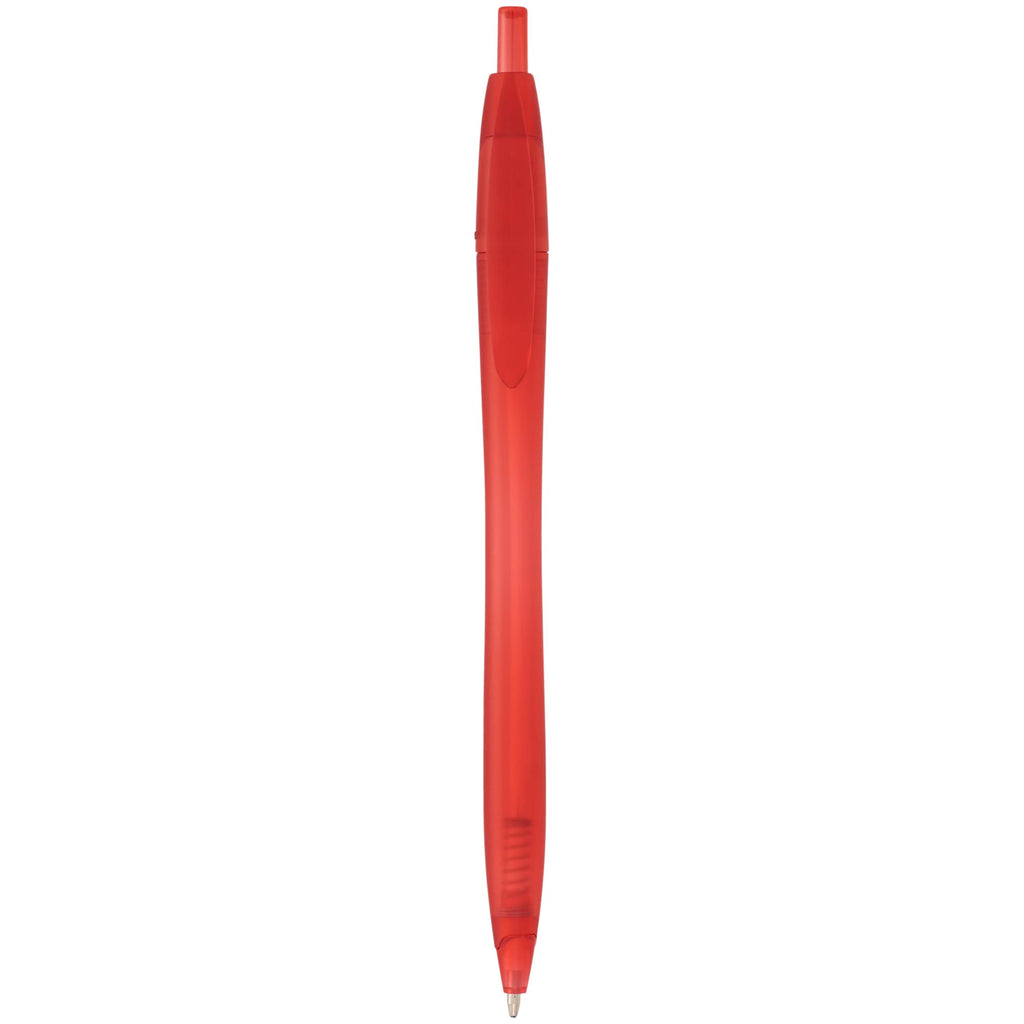 Cougar Click Ballpoint Pen in Translucent and Solid Colors - Translucent Red - Photo