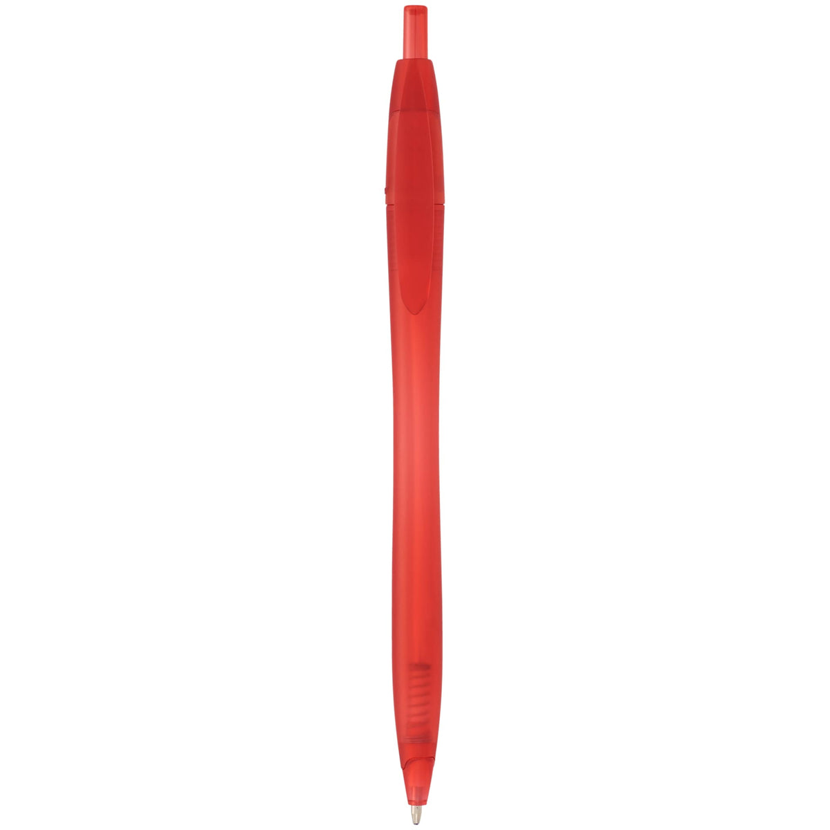 Cougar Click Ballpoint Pen in Translucent and Solid Colors - Translucent Red - Photo