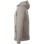 Coville Knit Hoodie with Thumb Holes for Men Embroidery - Heather Grey - Left Side