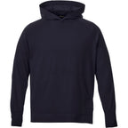 Coville Knit Hoodie with Thumb Holes for Men Embroidery - Navy - Front Flat