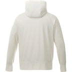 Coville Knit Hoodie with Thumb Holes for Men Embroidery - White/White - Back Flat