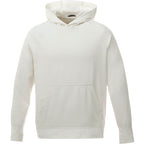 Coville Knit Hoodie with Thumb Holes for Men Embroidery - Whte - Front Flat