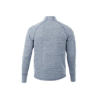 Crane Performance Knit Half Zip with Thumb Holes for Men Transfer - Invictus Heather - Back Flat