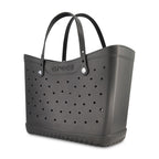 Crocs Classic Tote Bag, Large - Black / Powder Pink - View 5