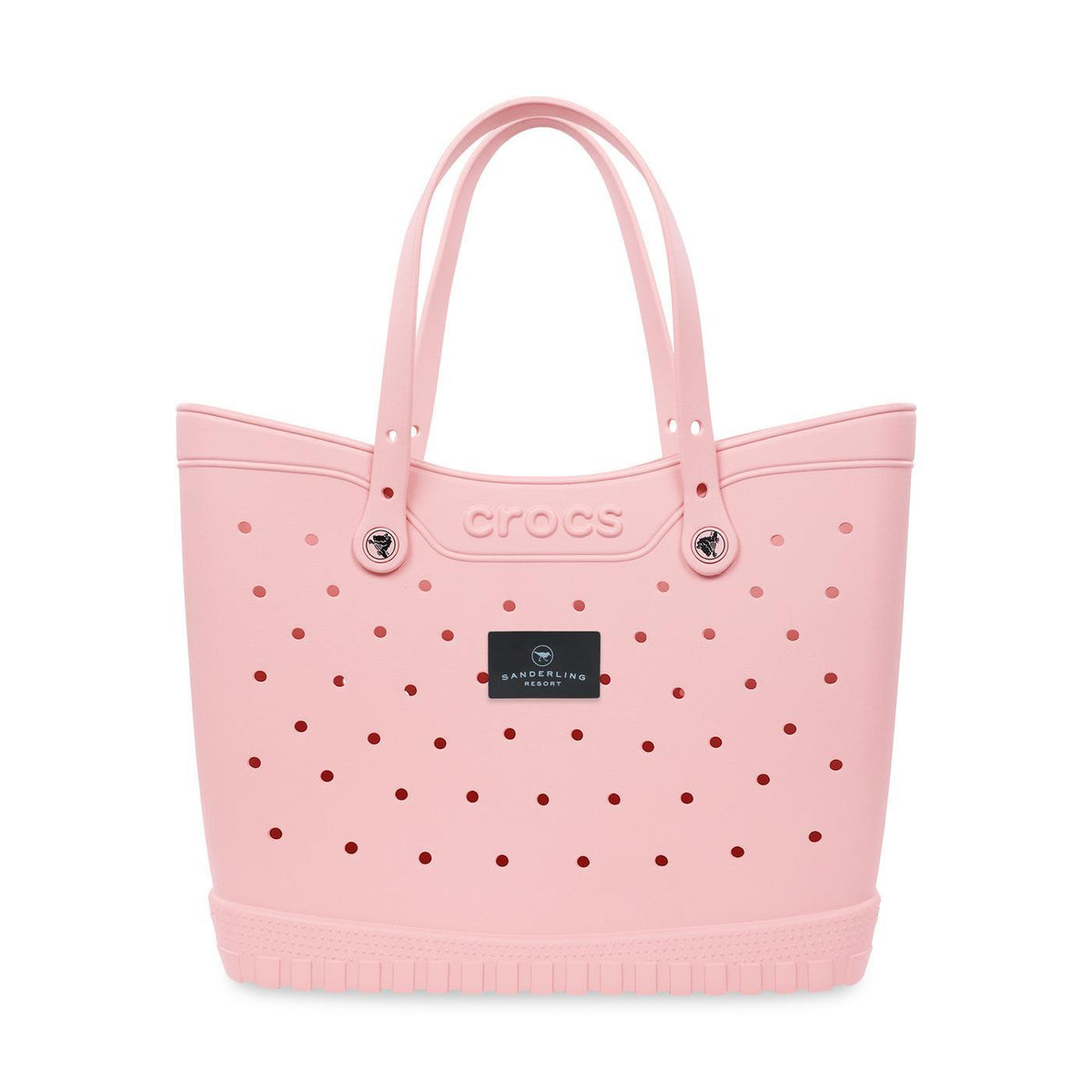 Crocs Classic Tote Bag, Large - Powder Pink / Black - View 1