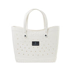 Crocs Classic Tote Bag, Large - White/Black - View 1