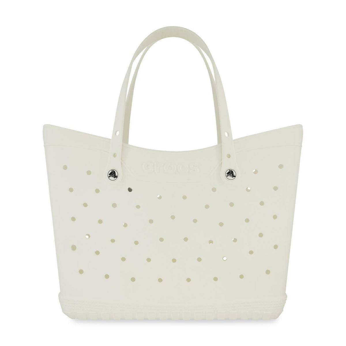 Crocs Classic Tote Bag, Large - White/Black - View 2