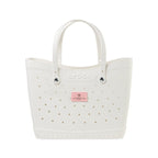 Crocs Classic Tote Bag, Large - White / Powder Pink - View 1
