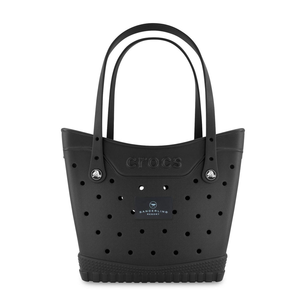 Crocs Classic Tote Bag, Medium Laser Engraving - Black - View 1
