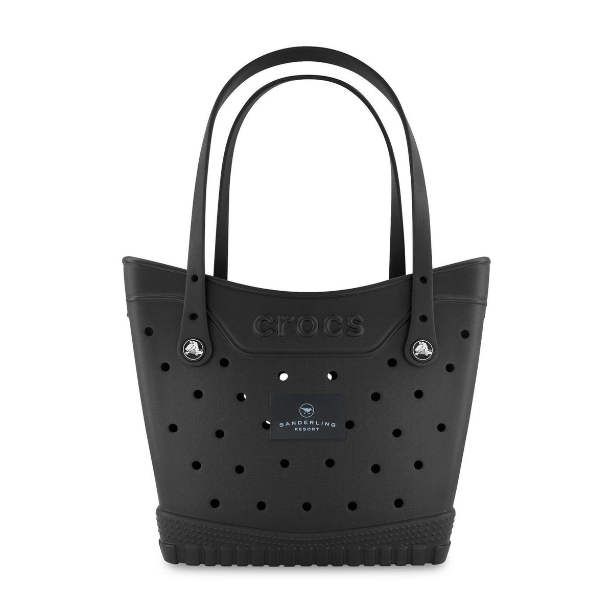 Crocs Classic Tote Bag, Medium Laser Engraving - Black - View 1