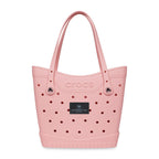 Crocs Classic Tote Bag, Medium - Powder Pink / Black - View 1