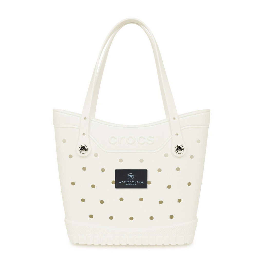 Crocs Classic Tote Bag, Medium - White/Black - View 1
