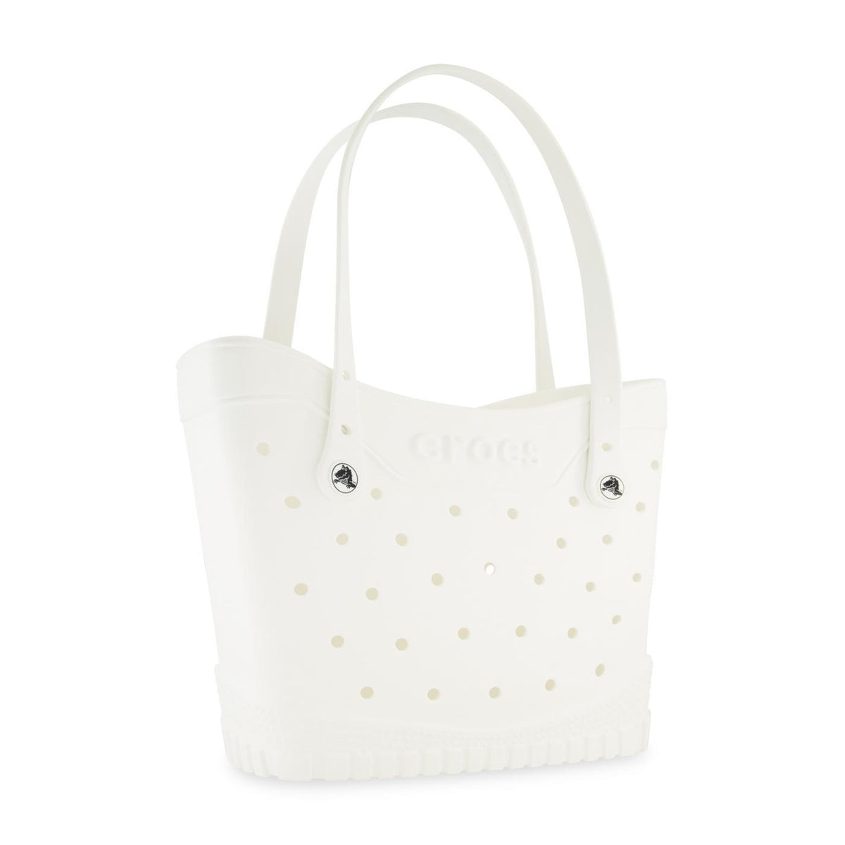 Crocs Classic Tote Bag, Medium - White / Powder Pink - View 3