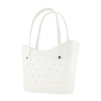 Crocs Classic Tote Bag, Medium - White / Powder Pink - View 4