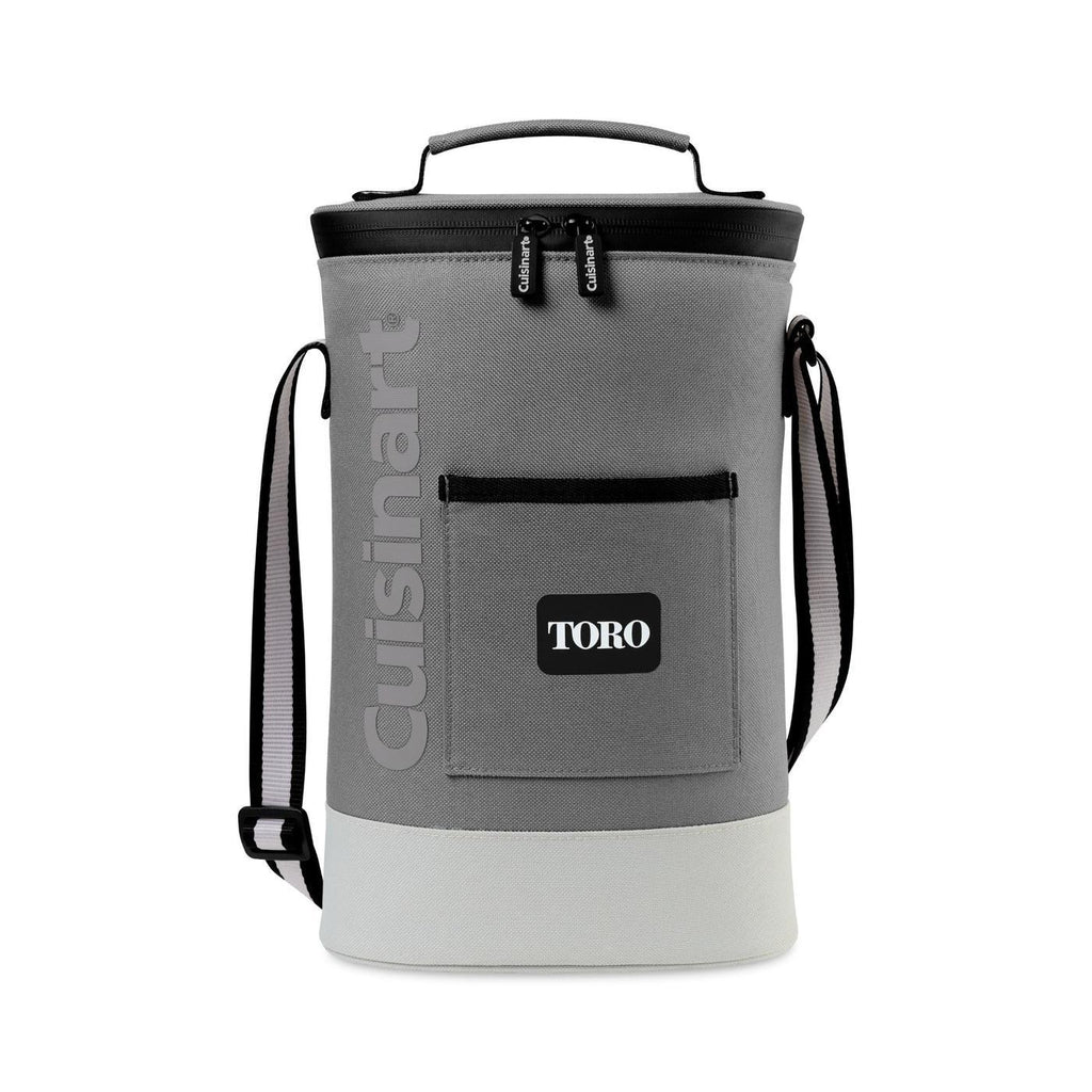 Cuisinart Outdoors Two Bottle Wine Cooler Tote Transfer - Medium Grey - View 1