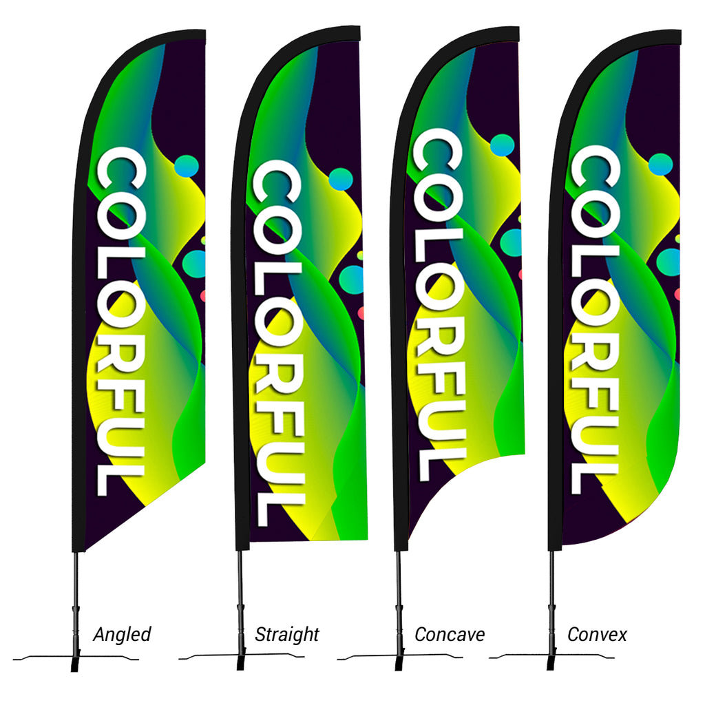 Custom Feather Flag, Large, 15 Foot