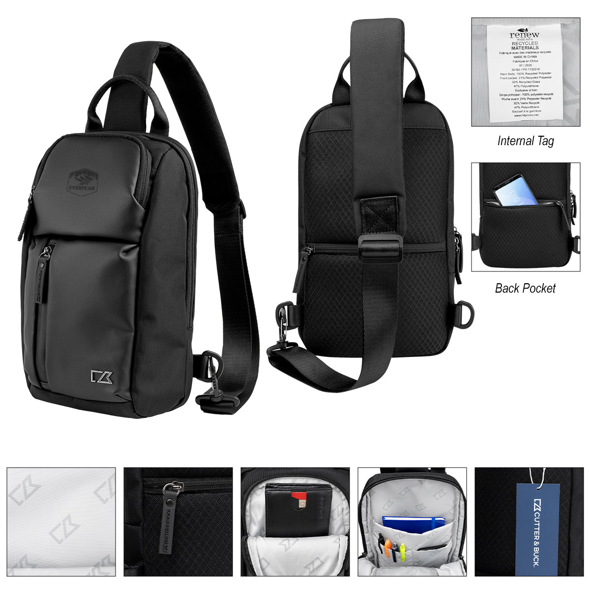 Cutter & Buck Active Sling Bag - Cutter & Buck® Active Collection Sling Bag