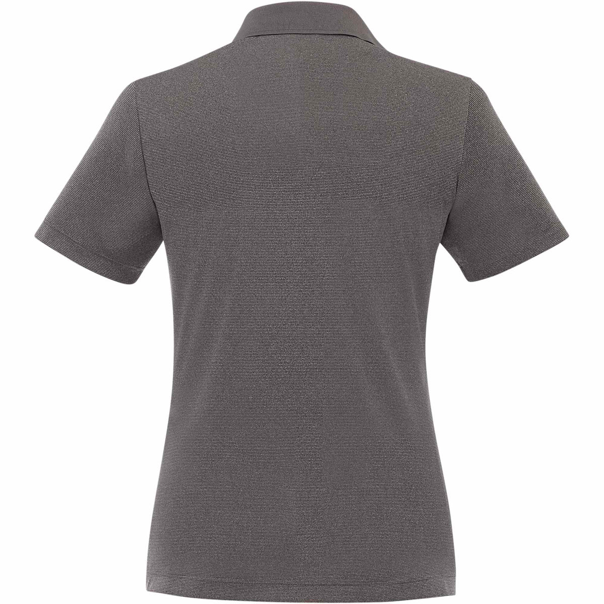 Dade Textured Performance Polo for Women Transfer - Heather Dark Charcoal - Back
