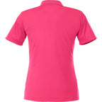 Dade Textured Performance Polo for Women Transfer - Magenta - Back Flat