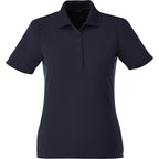 Dade Textured Performance Polo for Women Transfer - Navy - Front Flat