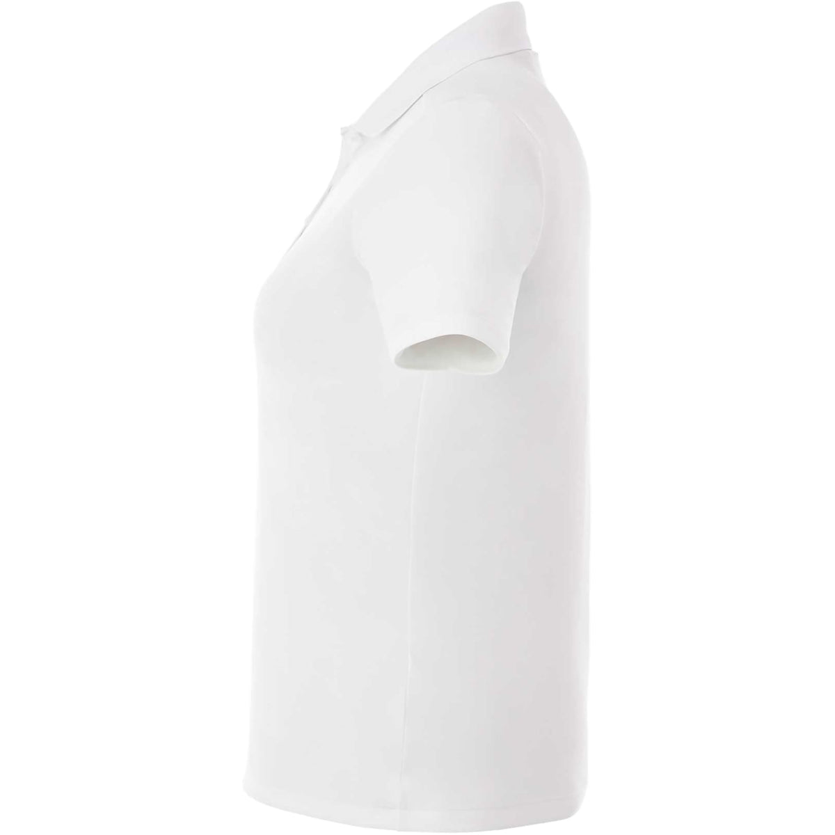 Dade Textured Performance Polo for Women Transfer - White - Left Side
