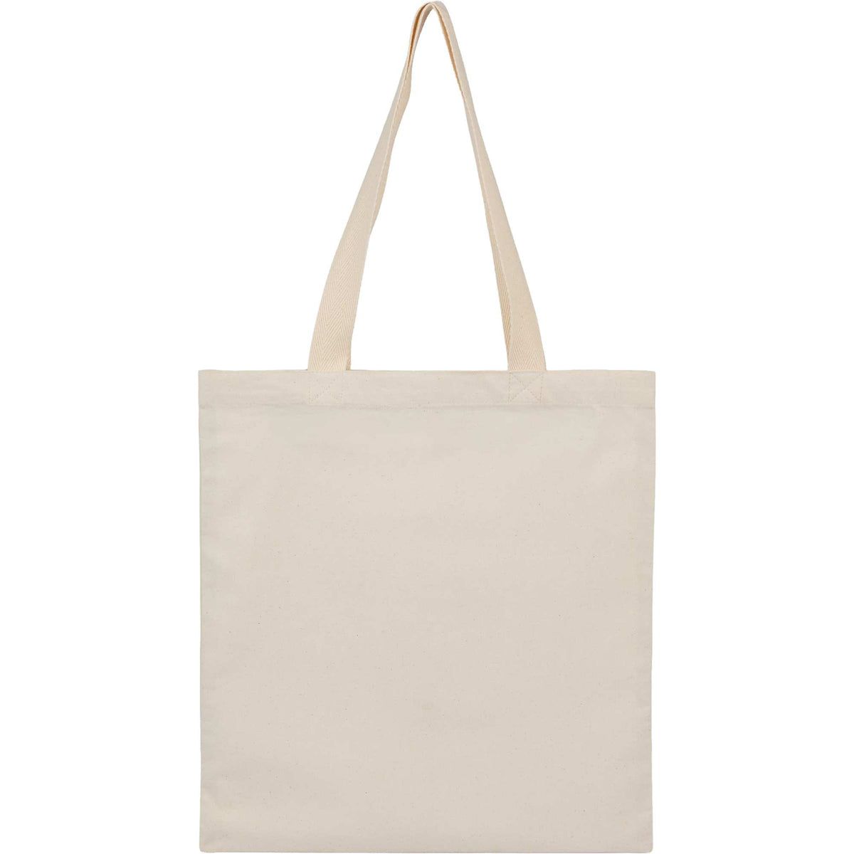 Dakota Recycled Cotton Tote with Herringbone Handles, 5 oz Transfer - Natural - Frtif