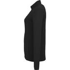 Dara Recycled Tech Full Zip Jacket for Women Embroidery - Black - Left Side