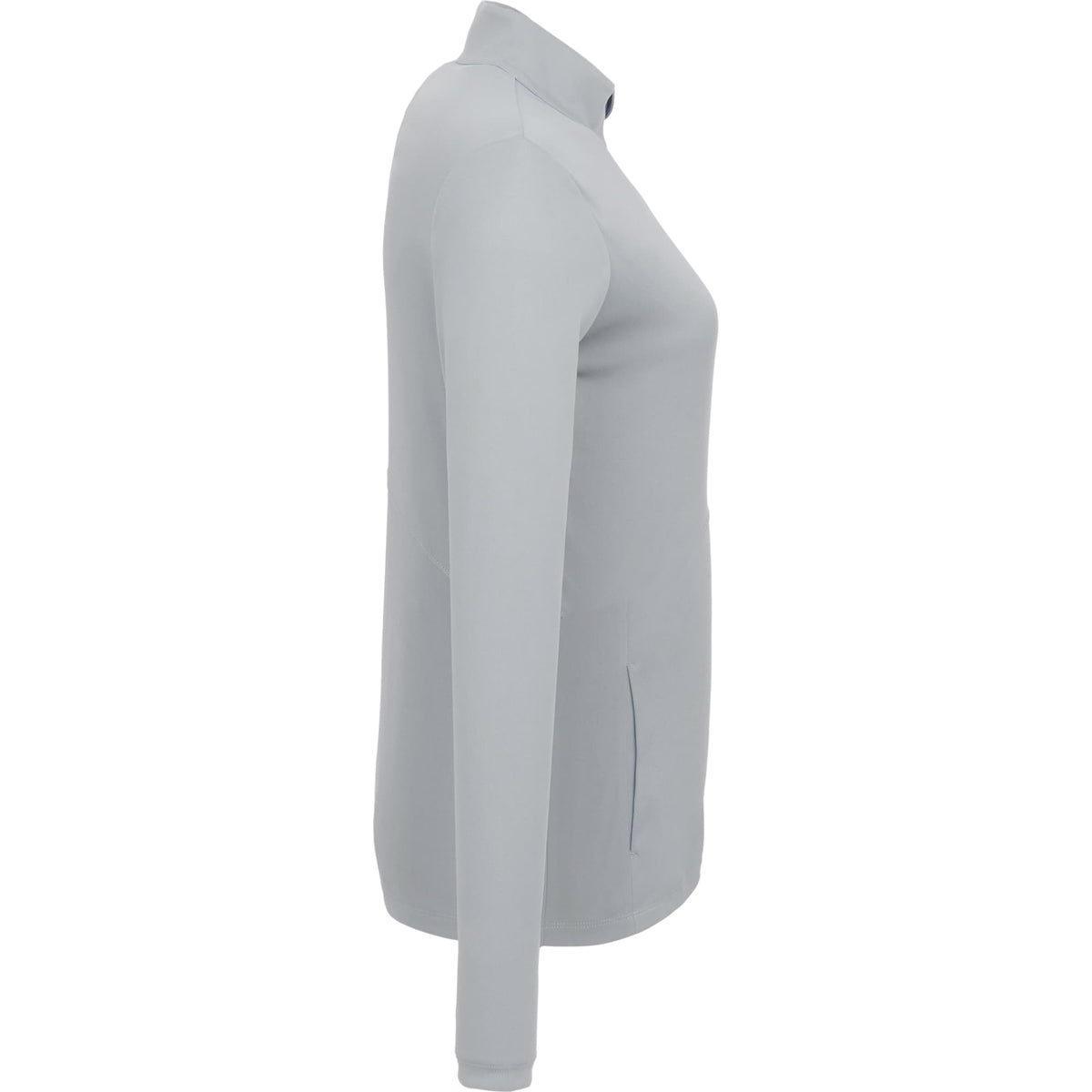 Dara Recycled Tech Full Zip Jacket for Women Embroidery - Quarry - Right Side