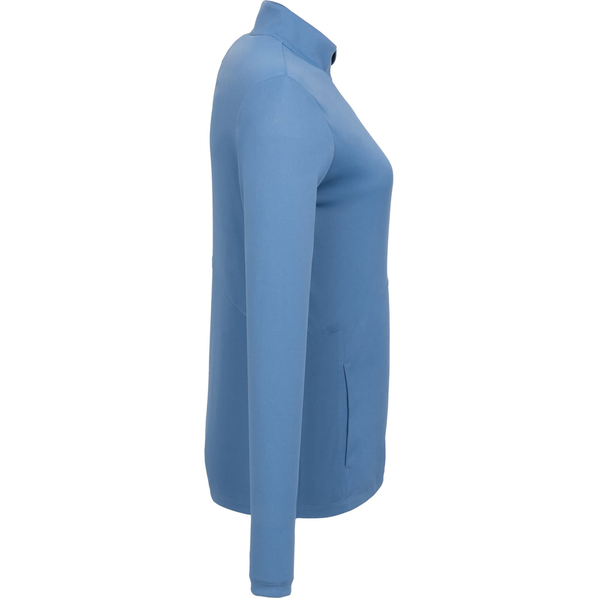 Dara Recycled Tech Full Zip Jacket for Women Transfer - Moonlight Blue - Right Side