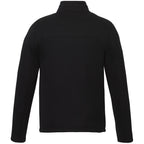 Darnell Eco Knit Full Zip Sweater for Men Embroidery - Black - Back