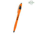 Dart Pen, Custom Printed - Orange - Silk Screen