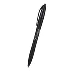 Dart Pen in Metallic - Black - Silk Screen