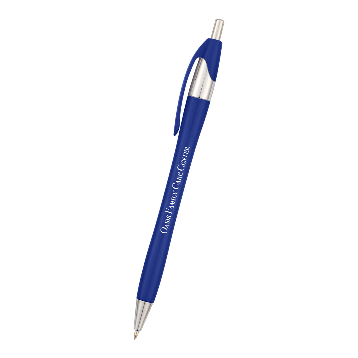 Dart Pen, Tri-Chrome - Blue - Silk Screen