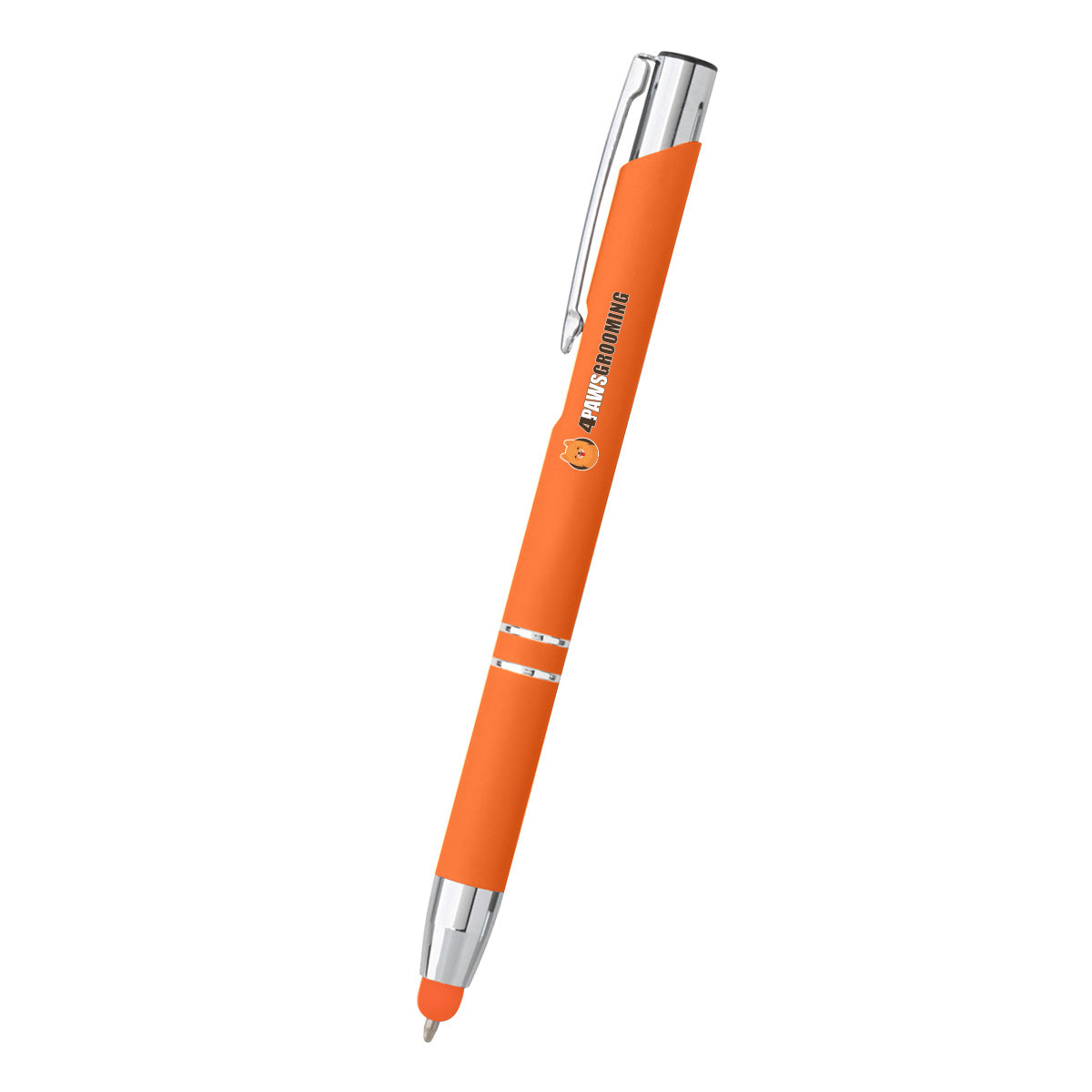 Dash Pen with Stylus Full Color - Orange - Full Color