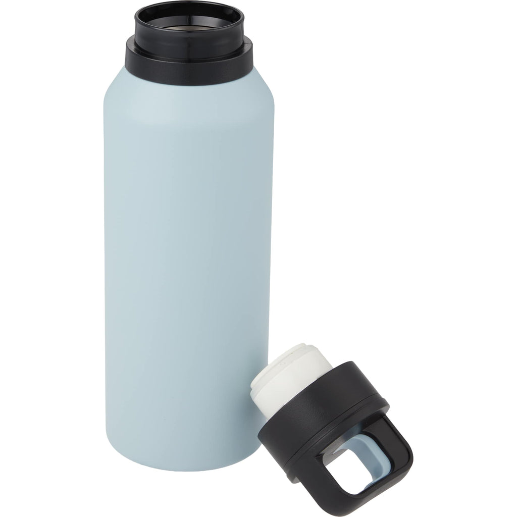 Dawson Insulated Bottle with Trigger Lid, 18 oz Full Color - Light Blue - Detail