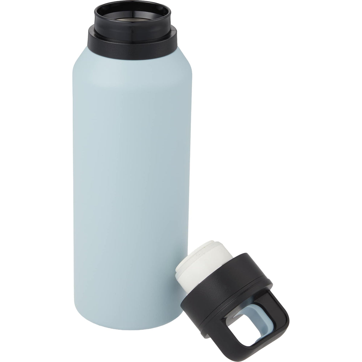 Dawson Insulated Bottle with Trigger Lid, 18 oz Full Color - Light Blue - Detail