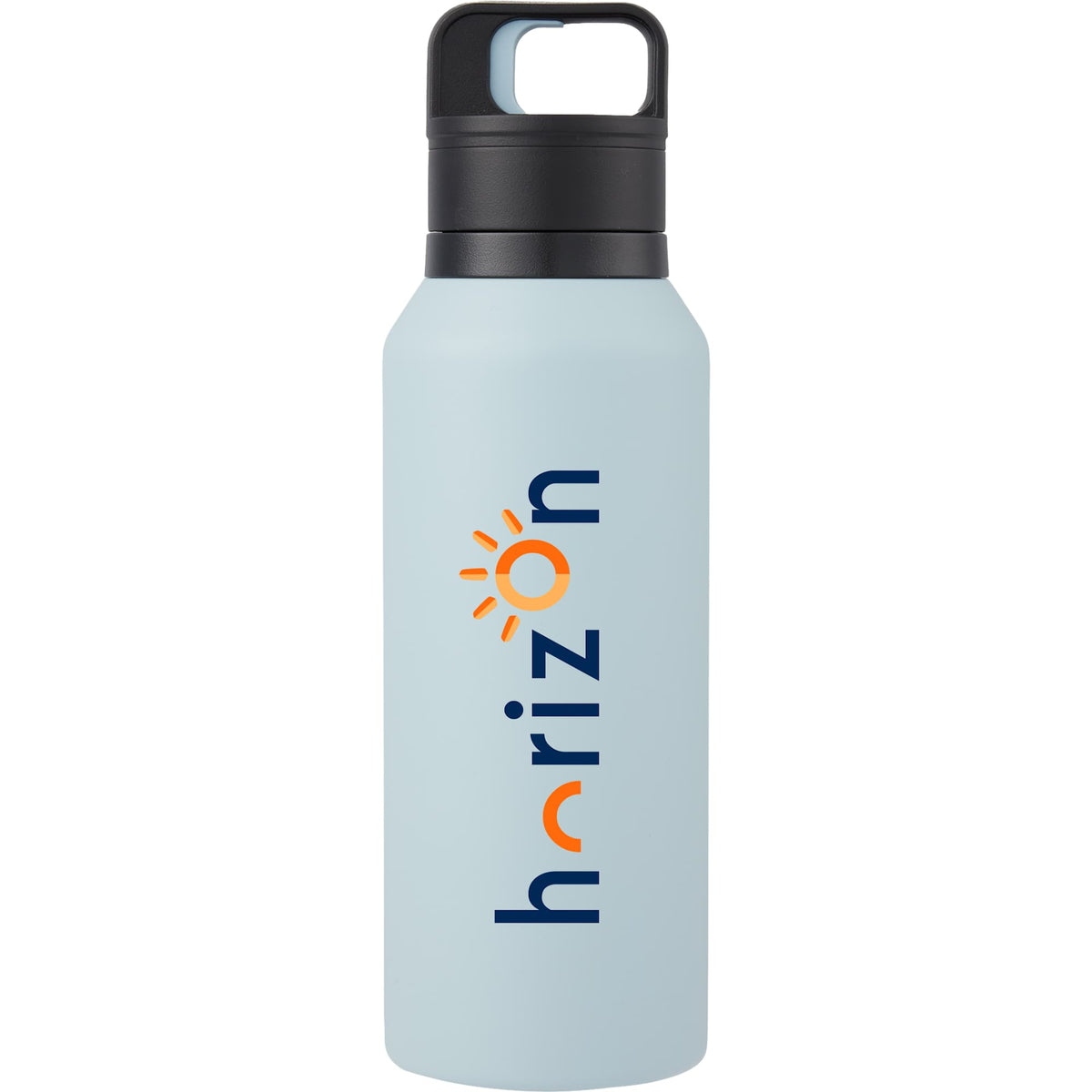 Dawson Insulated Bottle with Trigger Lid, 18 oz Full Color - Light Blue - Front