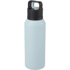 Dawson Insulated Bottle with Trigger Lid, 18 oz Full Color - Light Blue - Left Angle