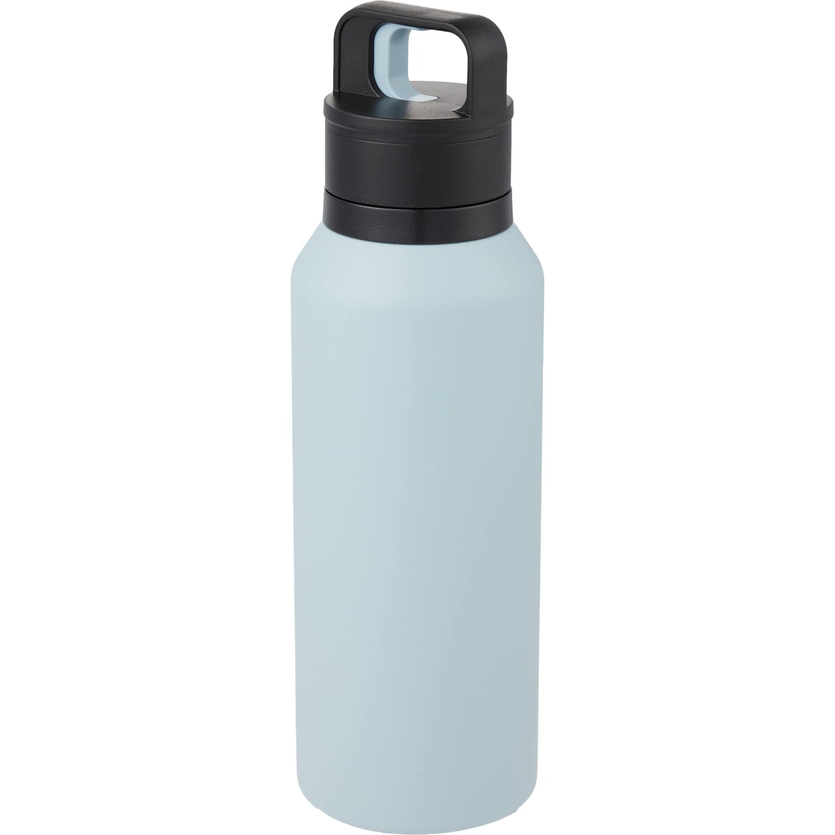Dawson Insulated Bottle with Trigger Lid, 18 oz Full Color - Light Blue - Left Angle