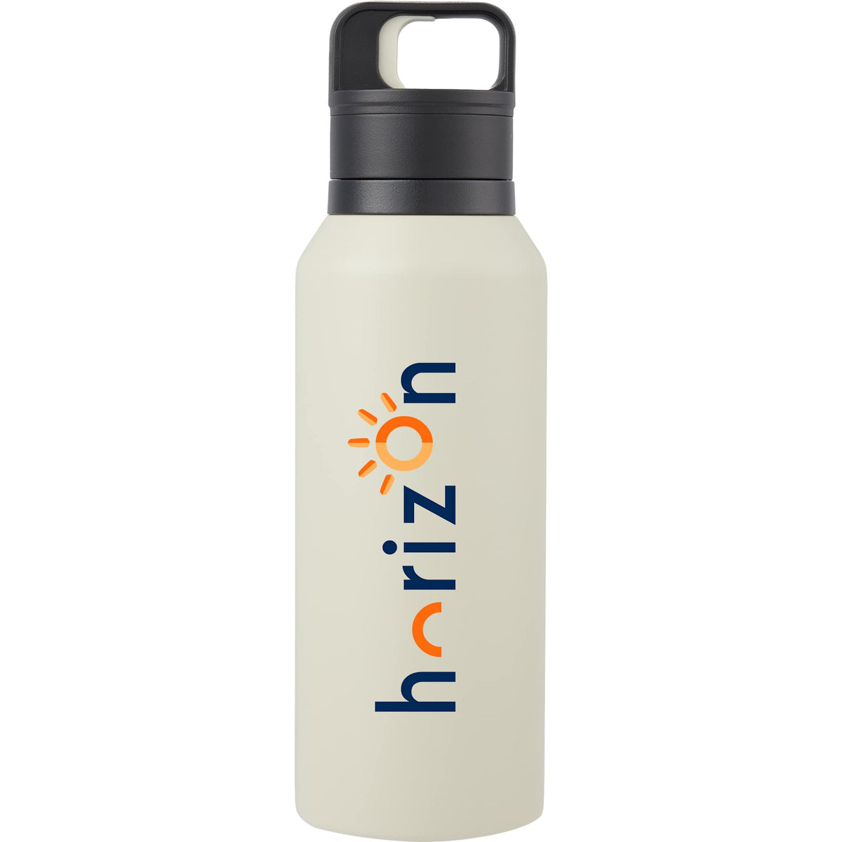 Dawson Insulated Bottle with Trigger Lid, 18 oz Full Color - Tan - Front
