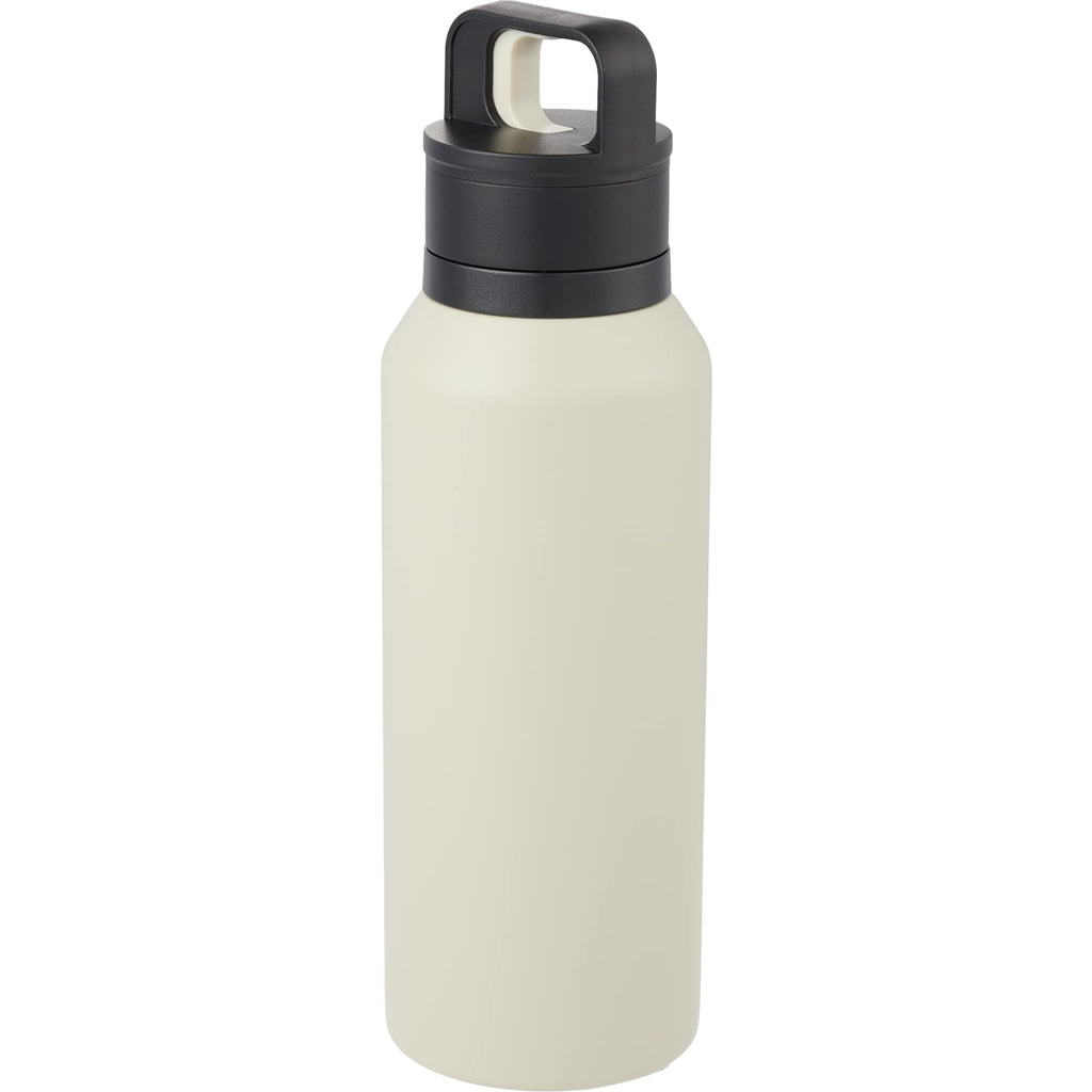 Dawson Insulated Bottle with Trigger Lid, 18 oz Full Color - Tan - Left Angle