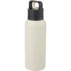 Dawson Insulated Bottle with Trigger Lid, 18 oz Full Color - Tan - Left Angle