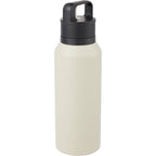 Dawson Insulated Bottle with Trigger Lid, 18 oz Full Color - Tan - Right Angle