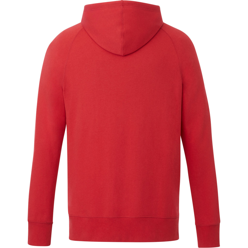 Dayton Classic Fleece Hoodie, Unisex Embroidery - Team Red - Back